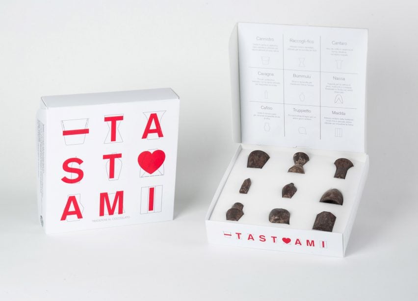 Salvatore Spataro's Tastami chocolates are edible versions of traditional Sicilian tools