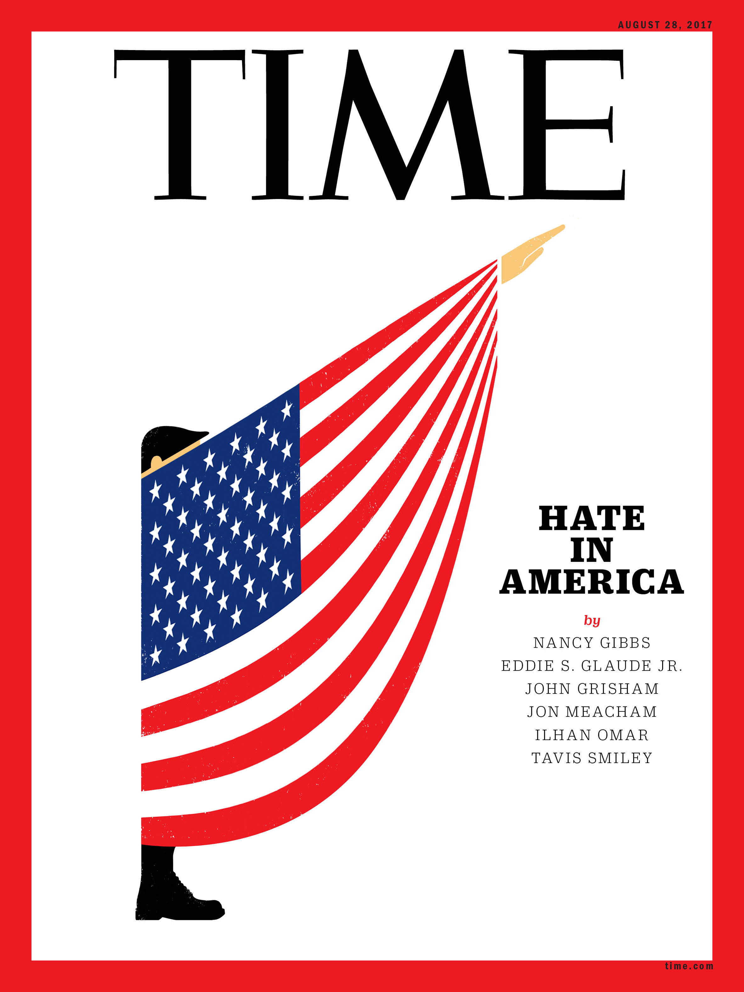 Major magazine covers address race hate in America