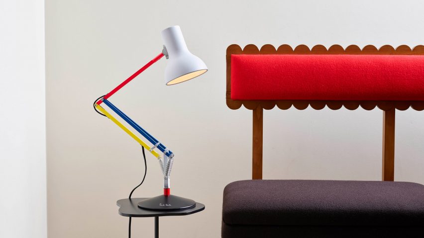 Paul Smith collaborates with Anglepoise on their iconic Type75 desk lamp