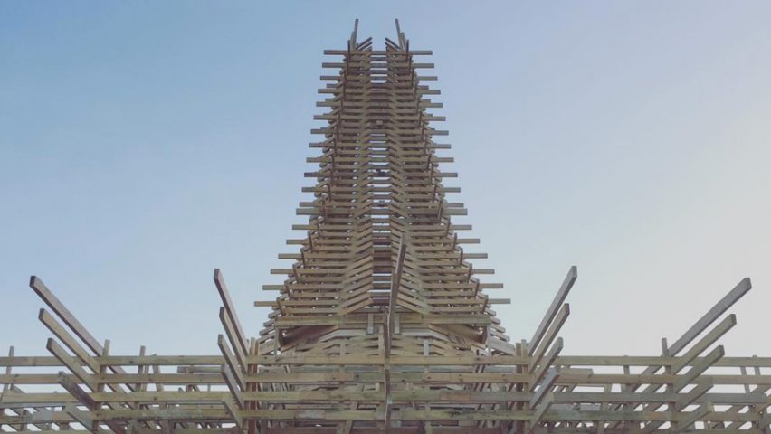 Burning Man temple 2017 captured by Alexander Josephson