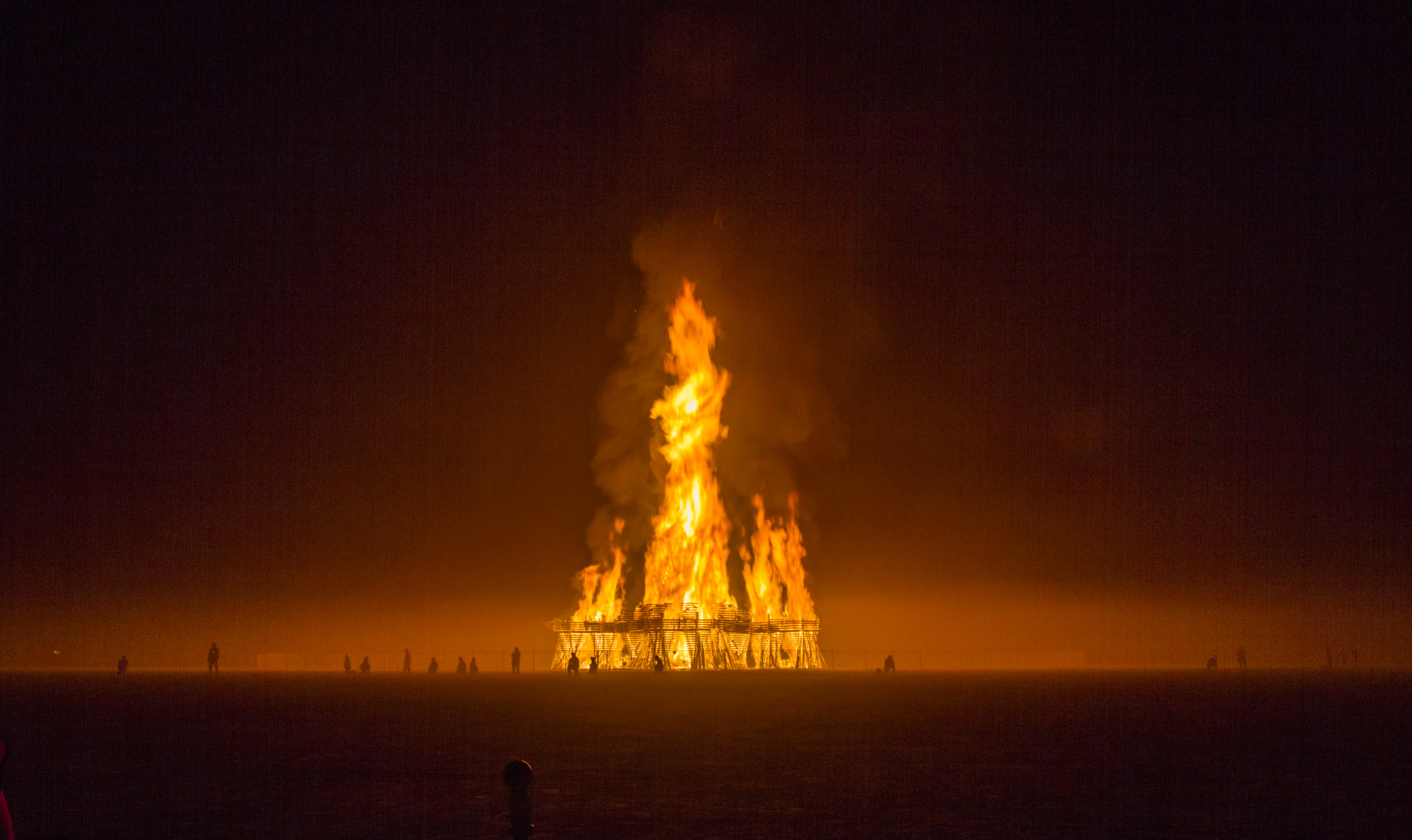 The Burning Man Temple by Marisha Farnsworth