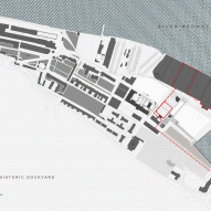Command of the Oceans by Baynes and Mitchell architects site plan