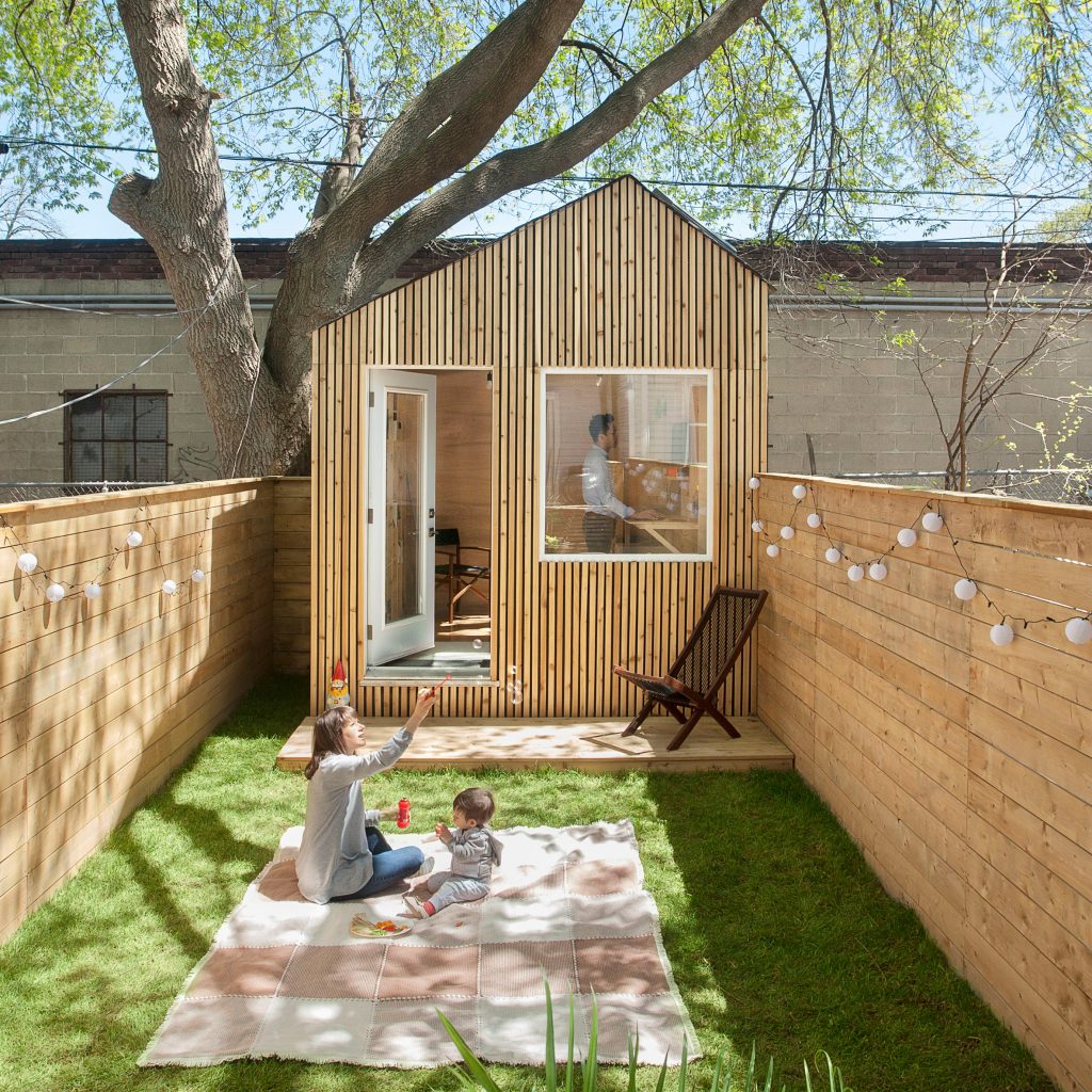 Twelve back-garden offices for working from home