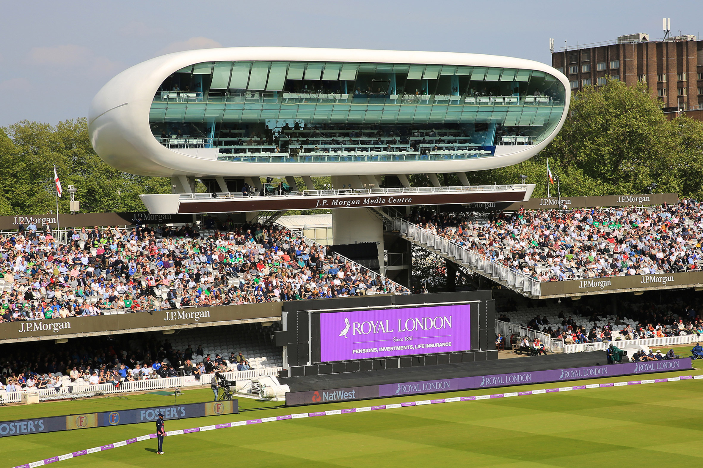 Lord's media centre refurbishment by David Miller Architects