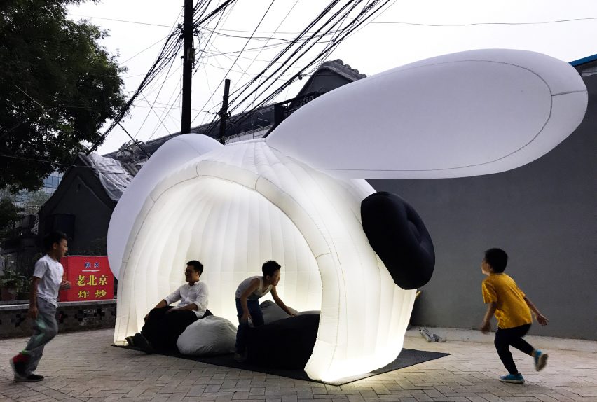 Beijing Design Week pavilion by MAD architects.