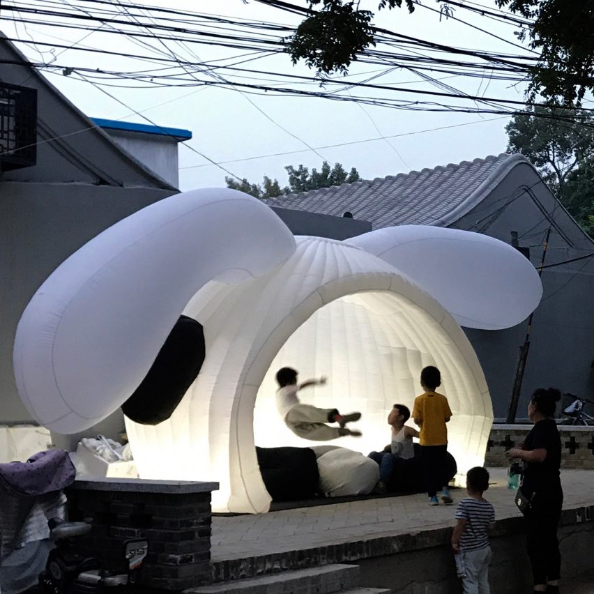 Beijing Design Week pavilion by MAD architects.