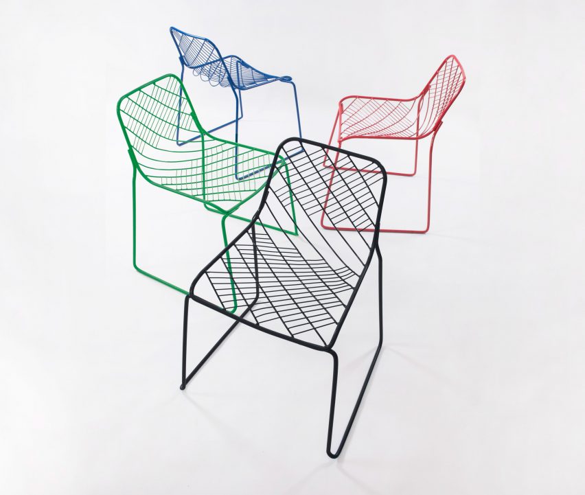 People's Industrial Design Office create wire Mesh Chair