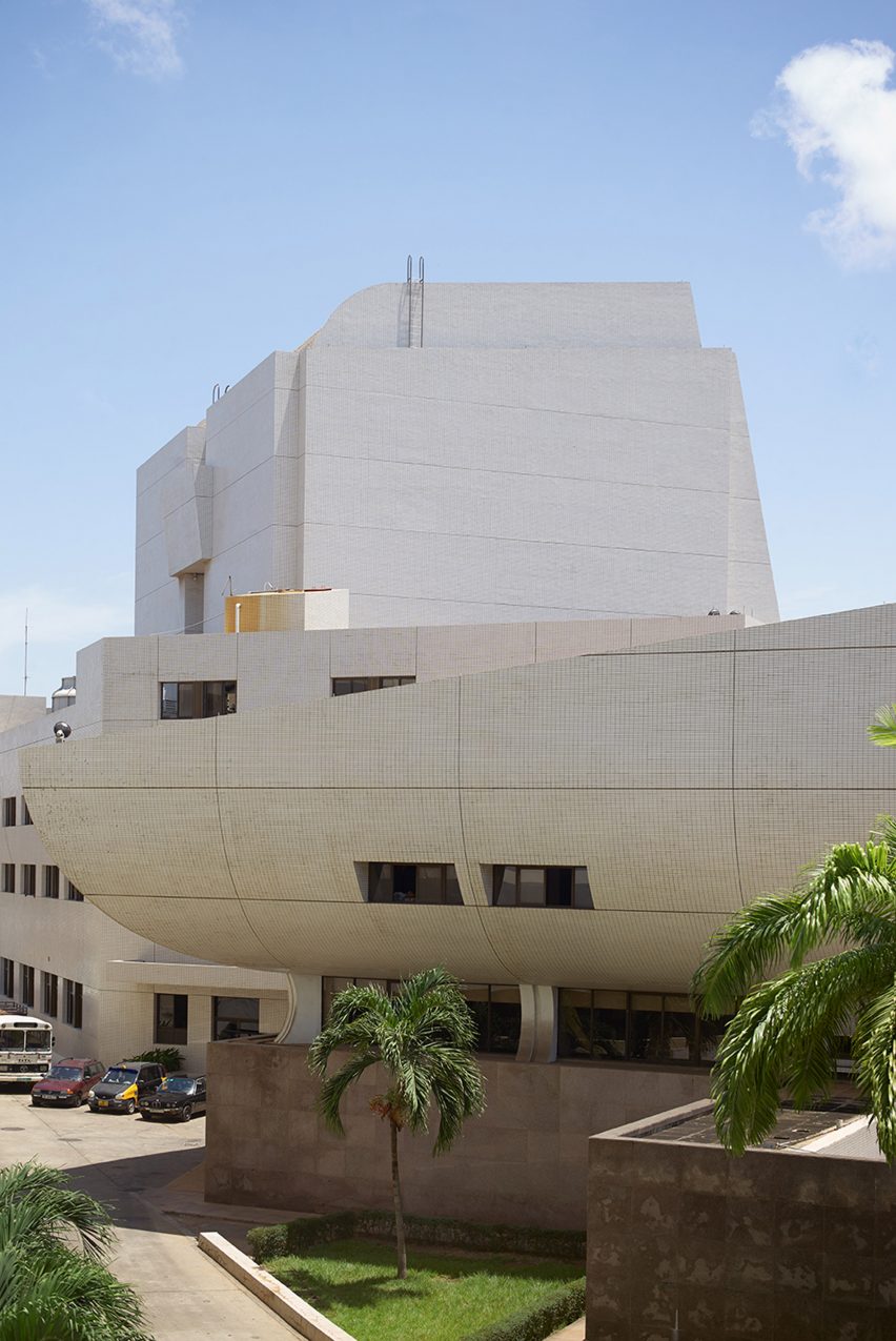 National Theatre of Ghana, Accra photographed by Julien Lanoo