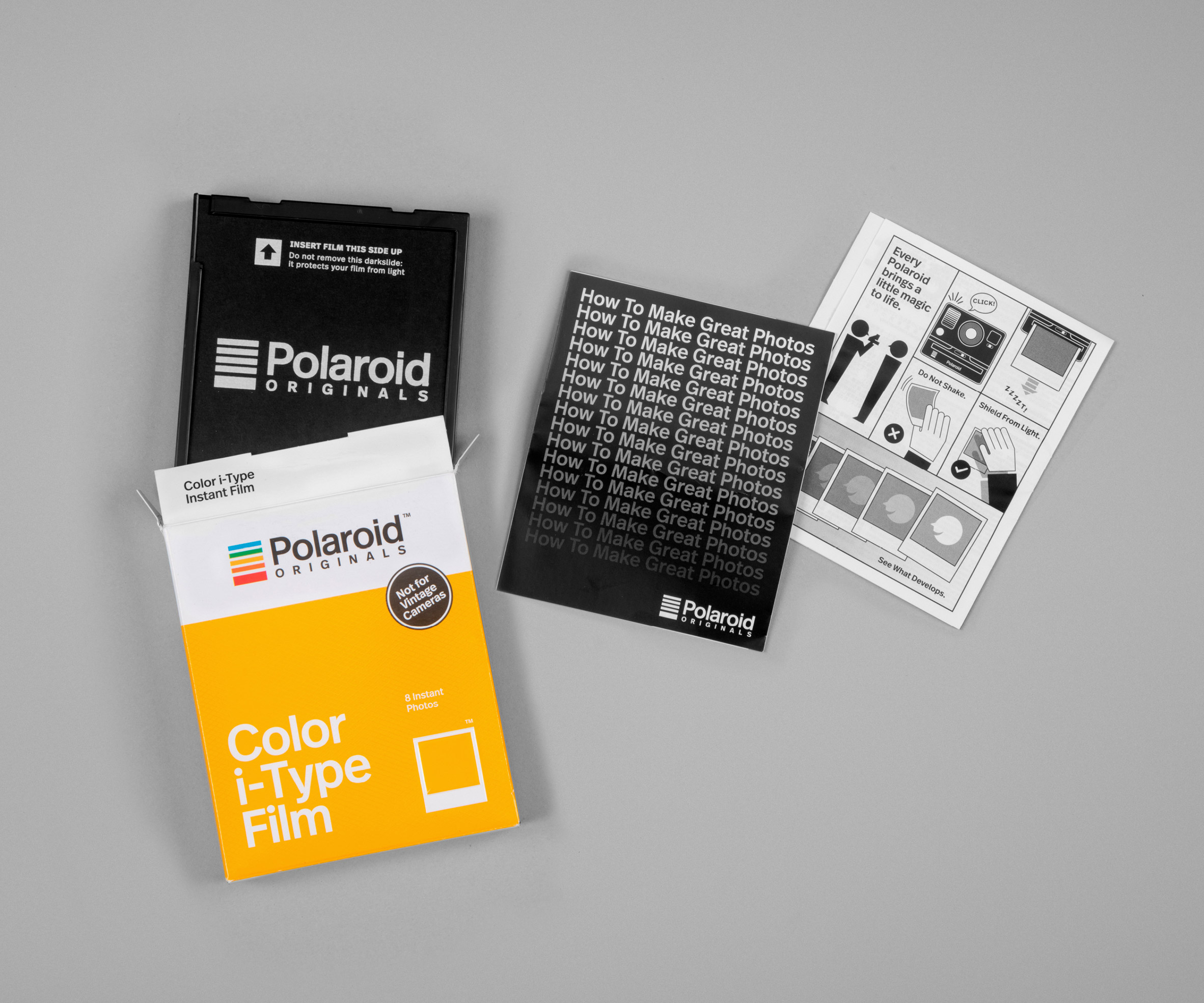 Color-Inspired Iconic Instant Film : Polaroid I-Type Film Pack in