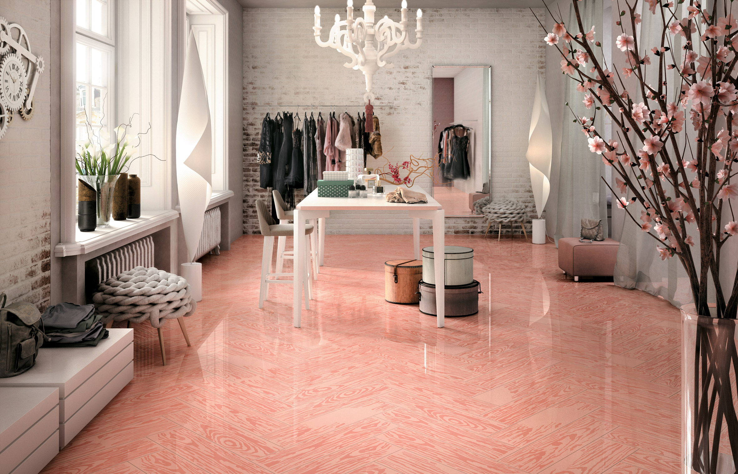 Mirage x Studio Job PopJob floor tile collection