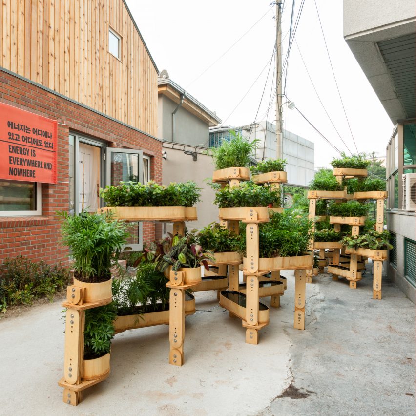 Husum and Lindholm Architects Growmore installation at Seoul Biennale.
