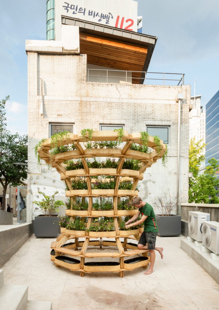 Husum and Lindholm Architects Growmore installation at Seoul Biennale.