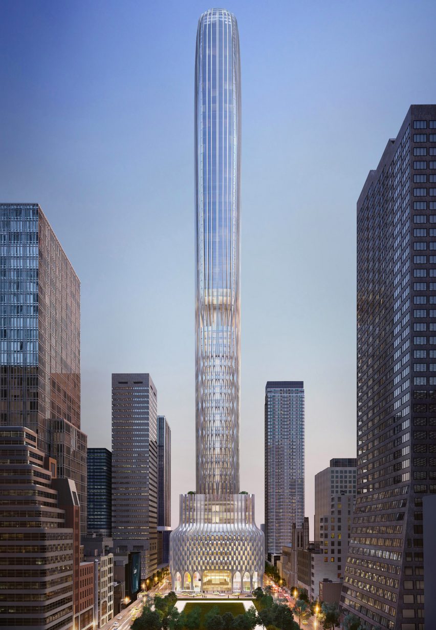 666 Fifth Avenue skyscraper proposal by Zaha Hadid Architects