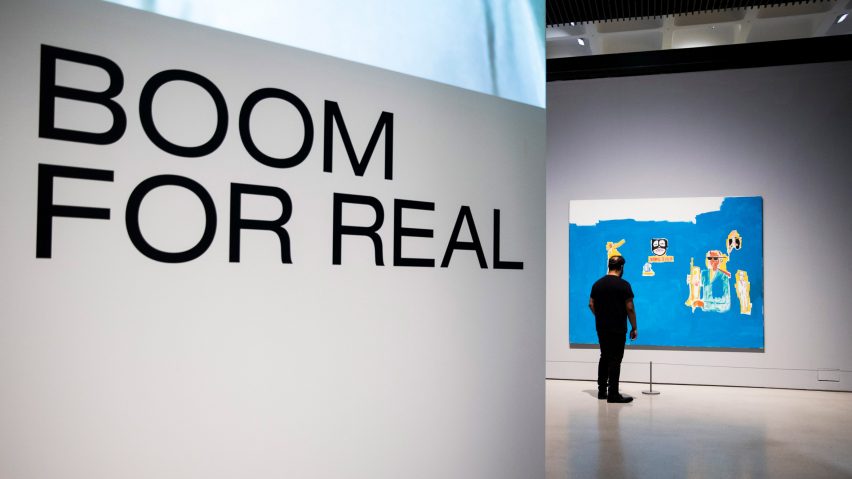 Basquiat: Boom for the real exhibition at the Barbican in London.