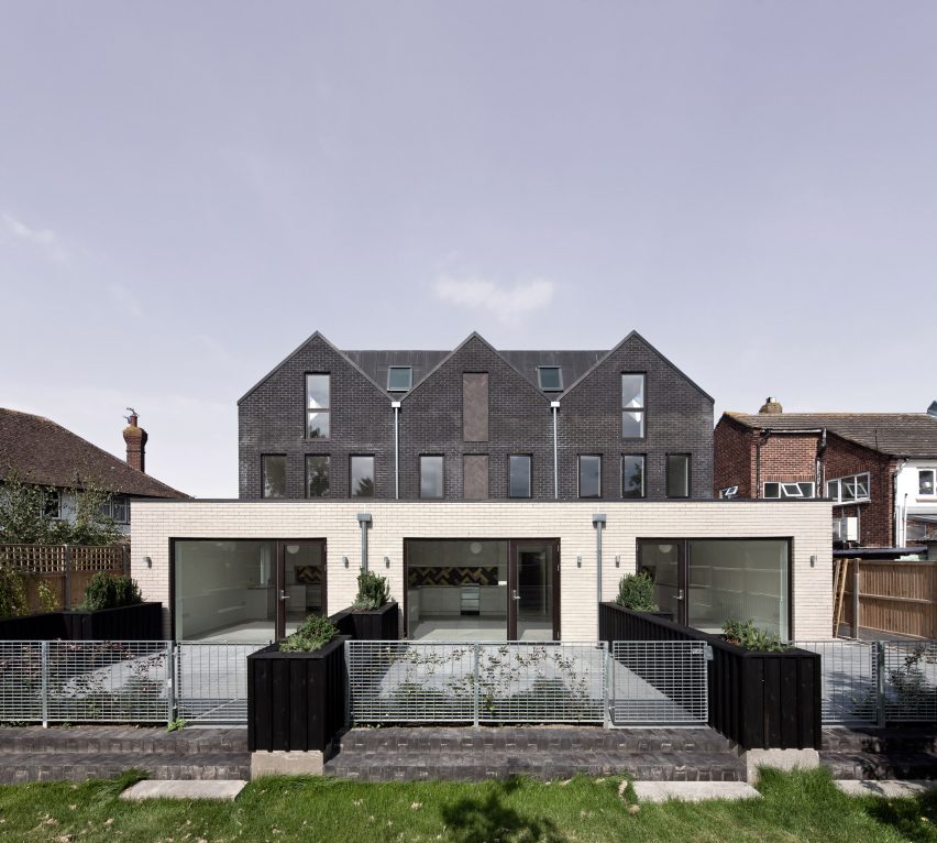 London studio Denizen Works has completed a block of apartments in the English seaside town of Whitstable.