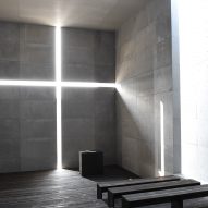 Tadao Ando creates full-scale mock up of Church of the Light for Tokyo exhibition