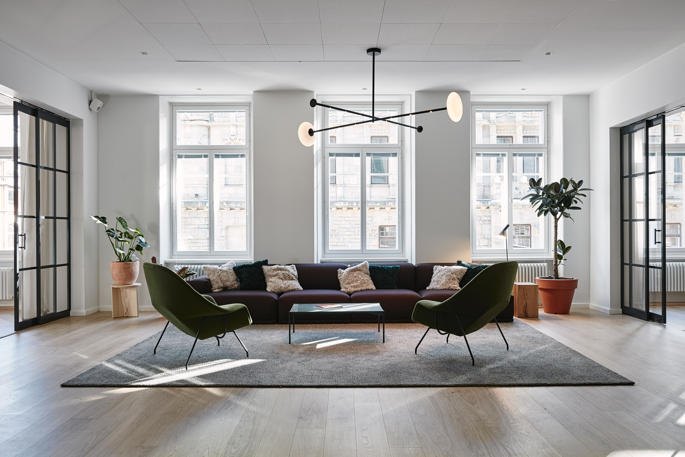 Joanna Laajisto creates "elegant, unconventional and human" workspace for design studio Fjord