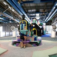 To celebrate the Centre Pompidou's fortieth anniversary, Paris-based studio GGSV have designed an interactive installation for children in the building's Galerie des enfants exhibition space.