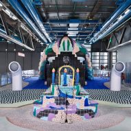 Centre Pompidou's kids' installation mixes pattern, colour and inflatables