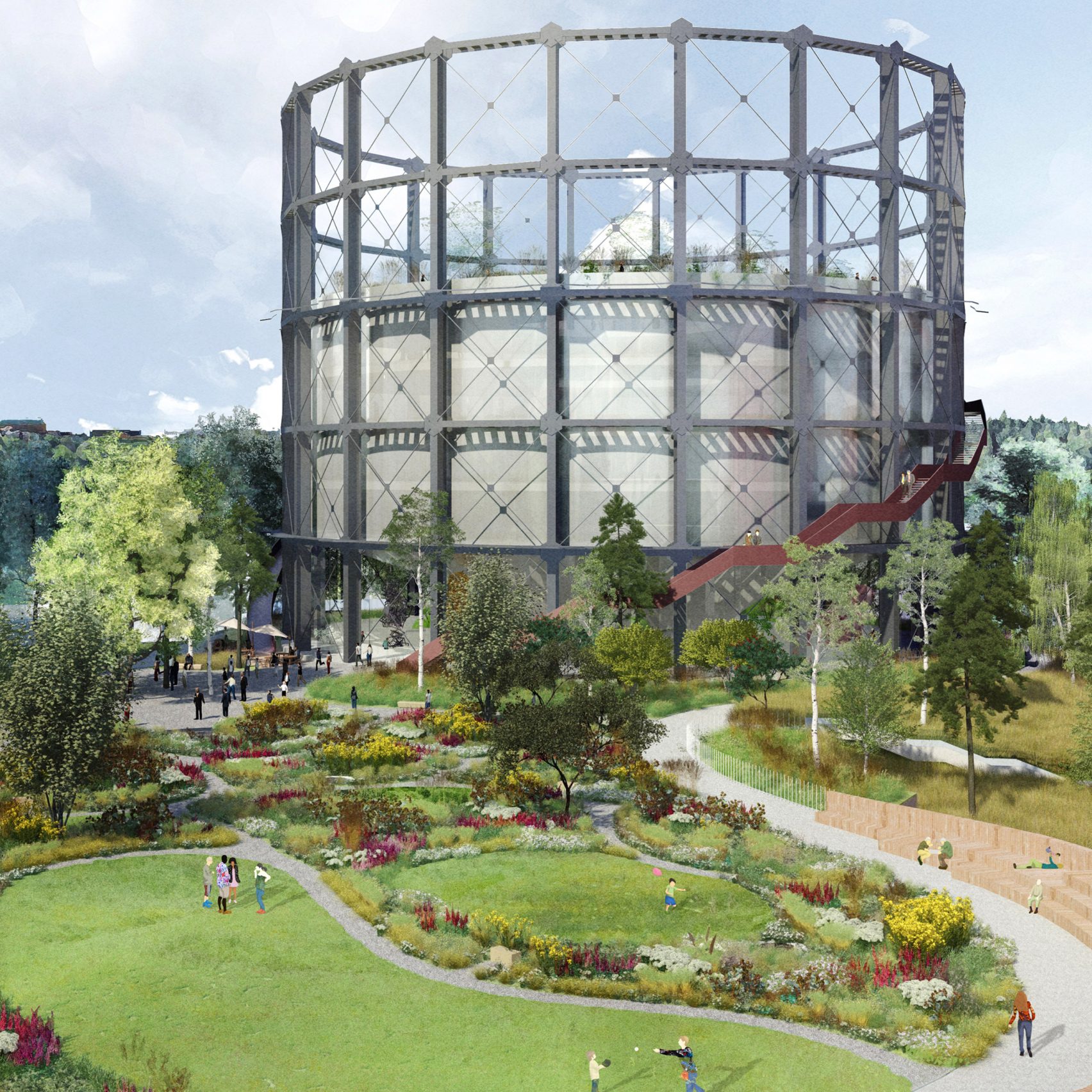 Six Ideas To Transform Britains Decommissioned Gasholders 7665