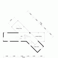 Plan of House in Hamilton by Tato Architects in Queenslander style.