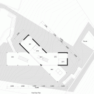Plan of House in Hamilton by Tato Architects in Queenslander style.
