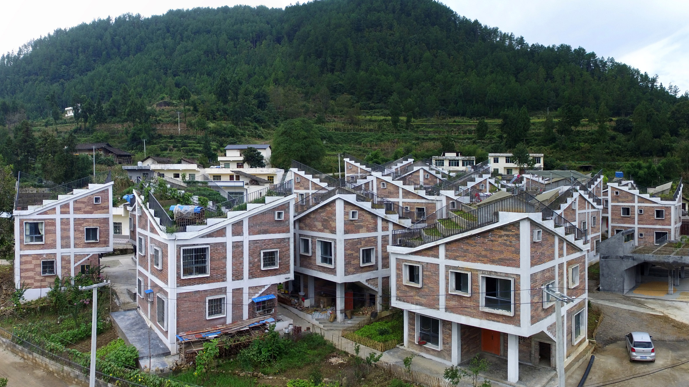 China Rural House A Rural Scene With A Traditional Chinese Farm House
