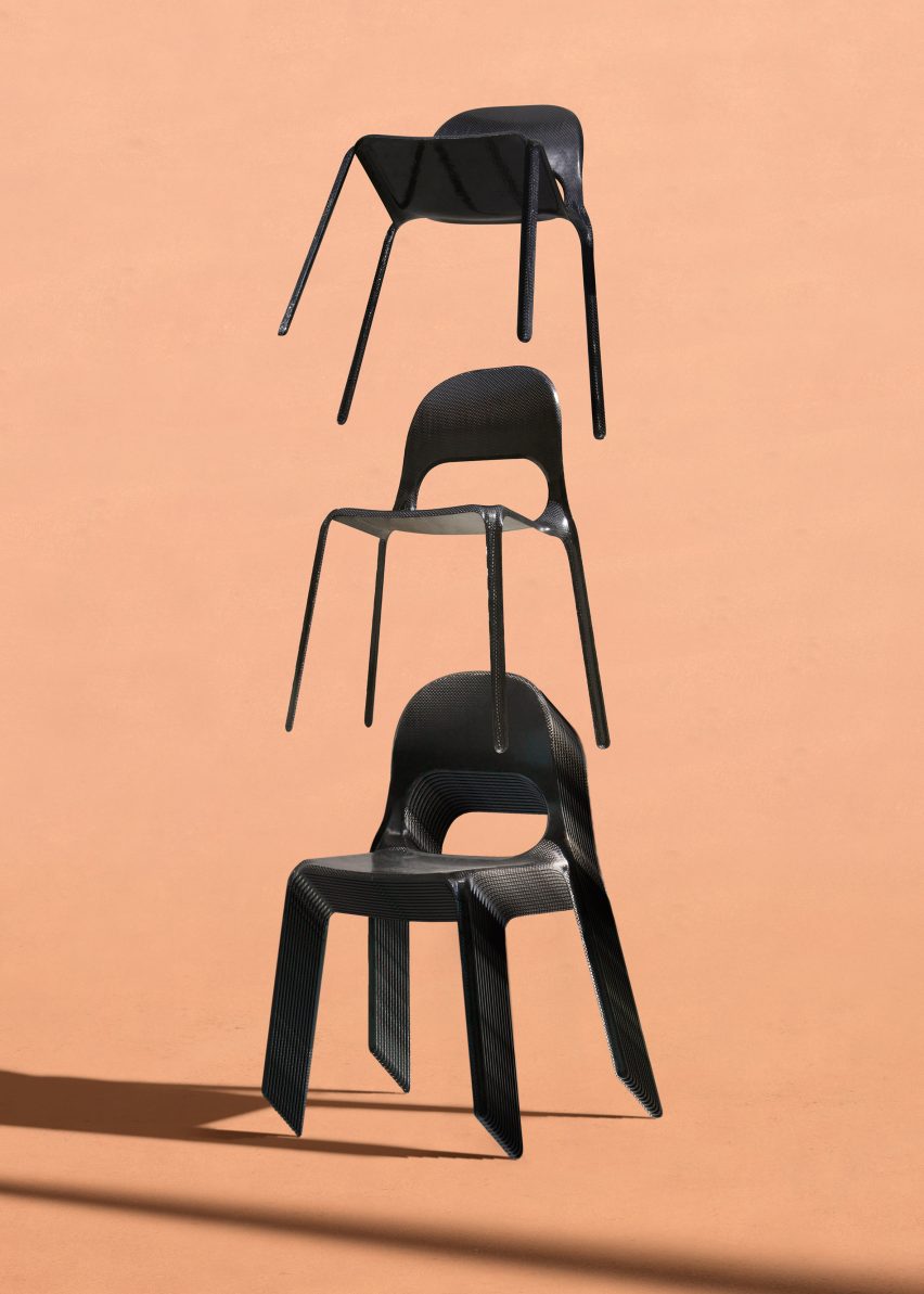 ECAL graduate Thomas Missé has designed a carbon fibre chair for life on mars
