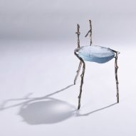 Atang Tshikare and Okha combine glass and bronze to create otherworldly tables