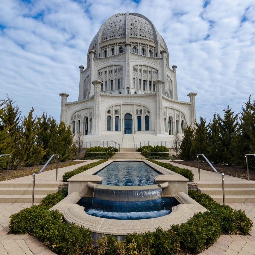 Bahá'í House of Worship by Louis Bourgeois, Chicago