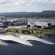 Haptic unveils plans for domed aquarium on former airport site in Oslo
