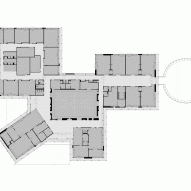 Plan of School de Vonk by NL architects in Belgium