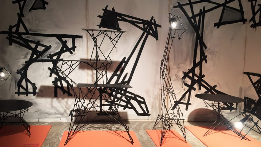 Joost van Bleiswijk designs furniture to look like two dimensional sketches
