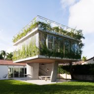 Christian Wassmann uses sun's path to shape Miami bungalow extension
