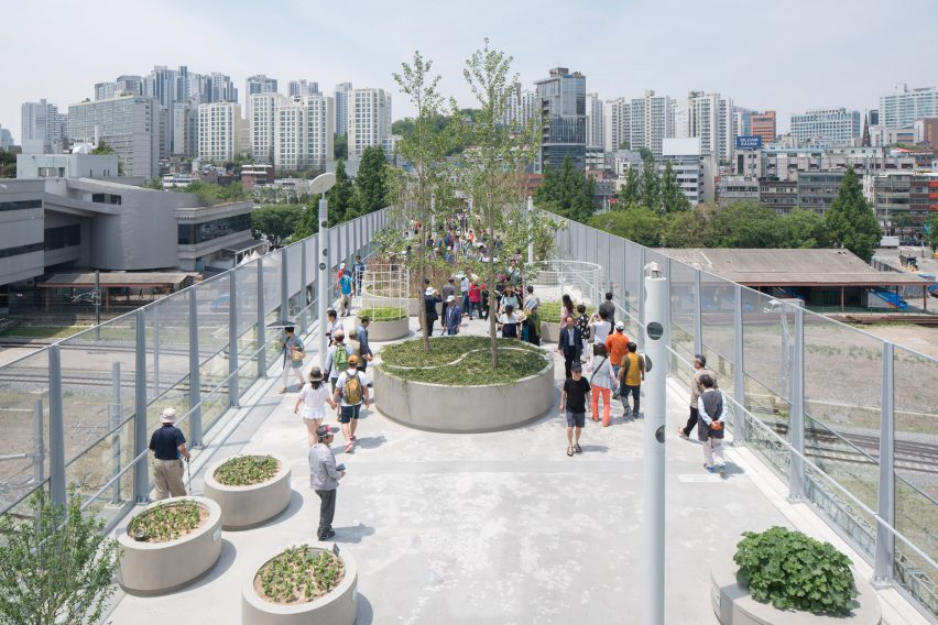 MVRDV transformed a former highway into a kilometre-long urban garden in Seoul