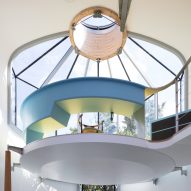 Michael Russum uses boatbuilding techniques to build his "mystery vessel" house