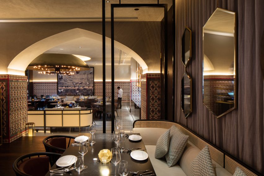 Dubai's Grosvenor House hotel Turkish restaurant
