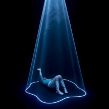 Audiovisual installation transforms emotions into beams of light