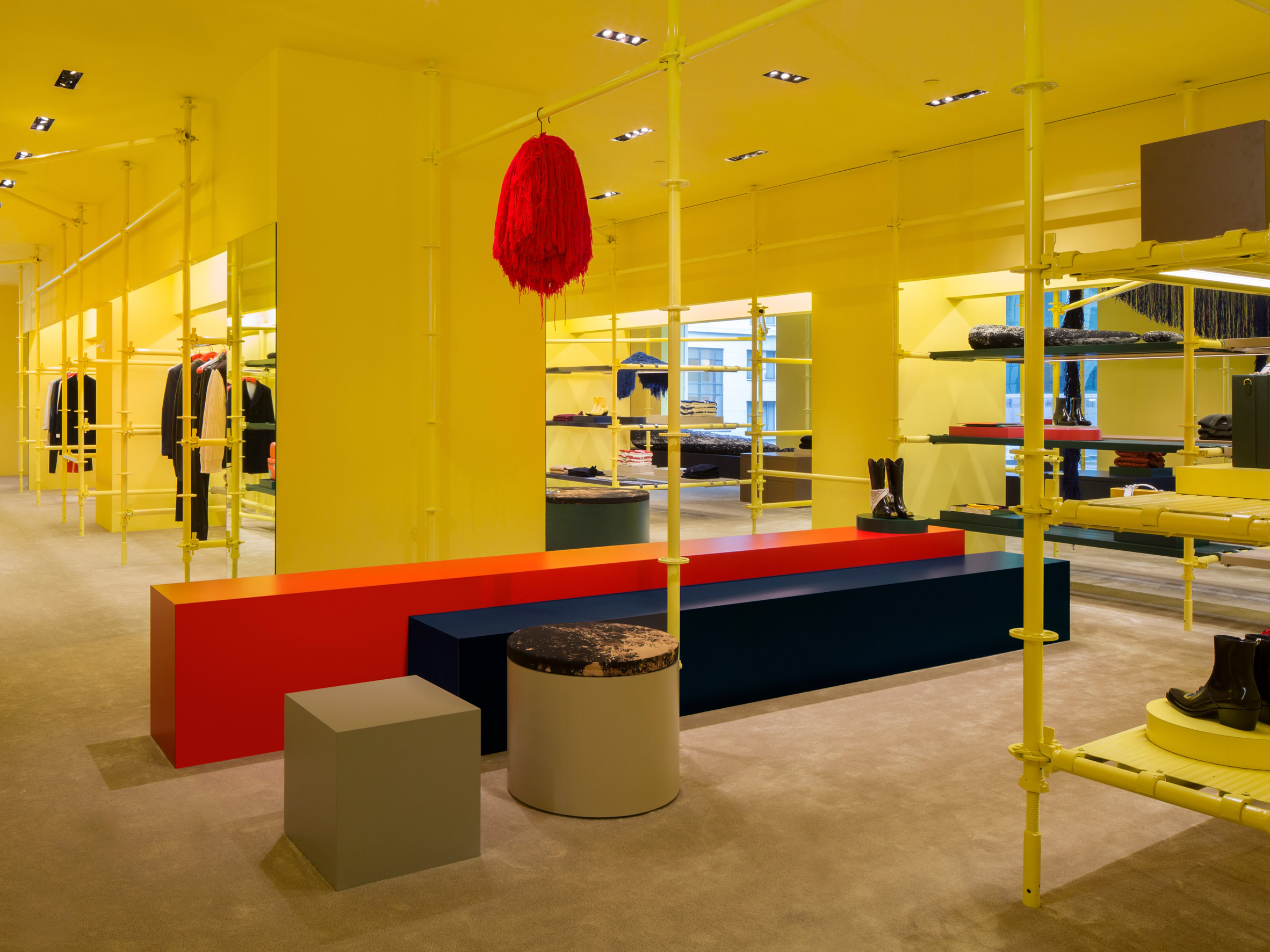 Calvin Klein store by Raf Simons and Sterling Ruby