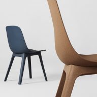 Form Us With Love uses recycled wood and plastic to create sustainable IKEA chair