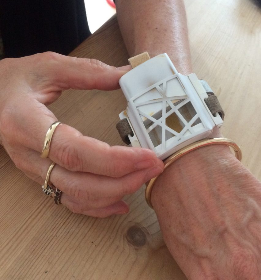 Peter Astbury's wristband counters symptoms of menopause