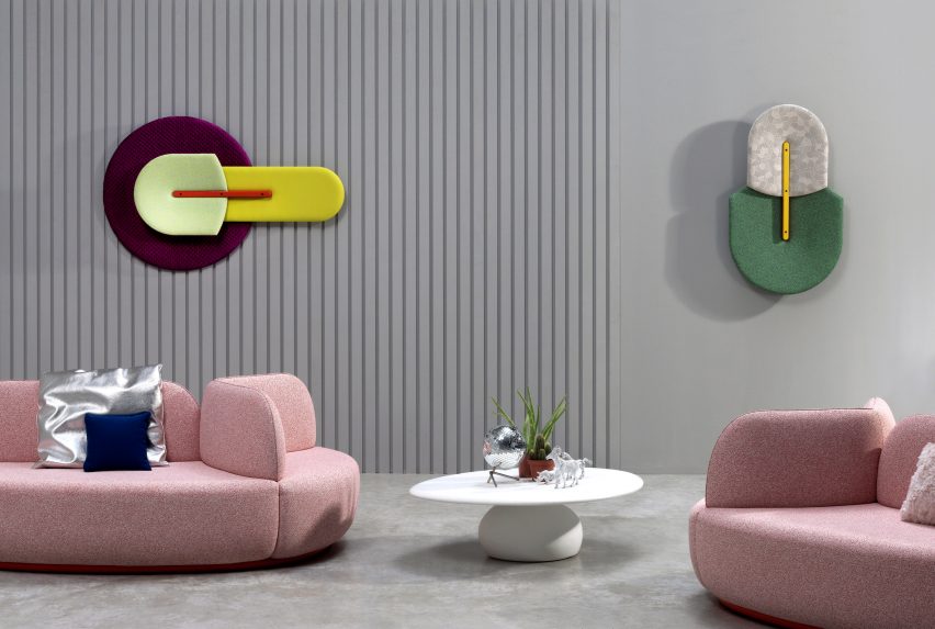 Dezeen promotion: Spanish studio MUT Design has created sound-absorbing panels in the shape of beetles for furniture brand Sancal