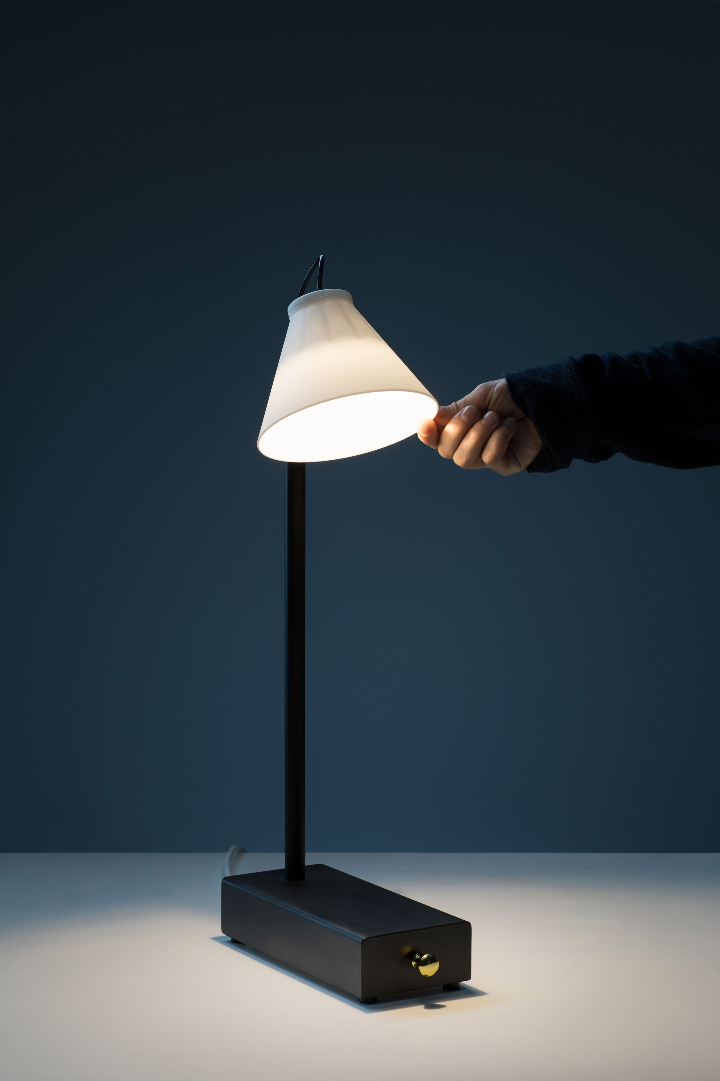 Klemens Schillinger's lamps supply electricity in exchange for users' smartphones