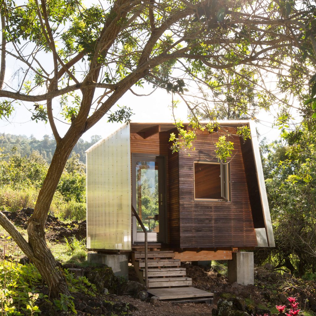 Hawaiian cabins by Erin Moore are designed for life outdoors