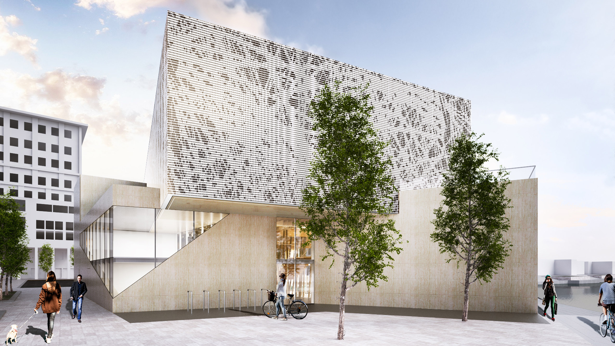 Winning design revealed for new library at London's brutalist Thamesmead estate