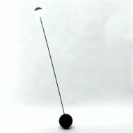 Nick Rennie designs cordless floor lamp that sways side-to-side