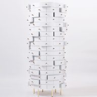 Nika Zupanc designs a tower of drawers for storing keepsakes