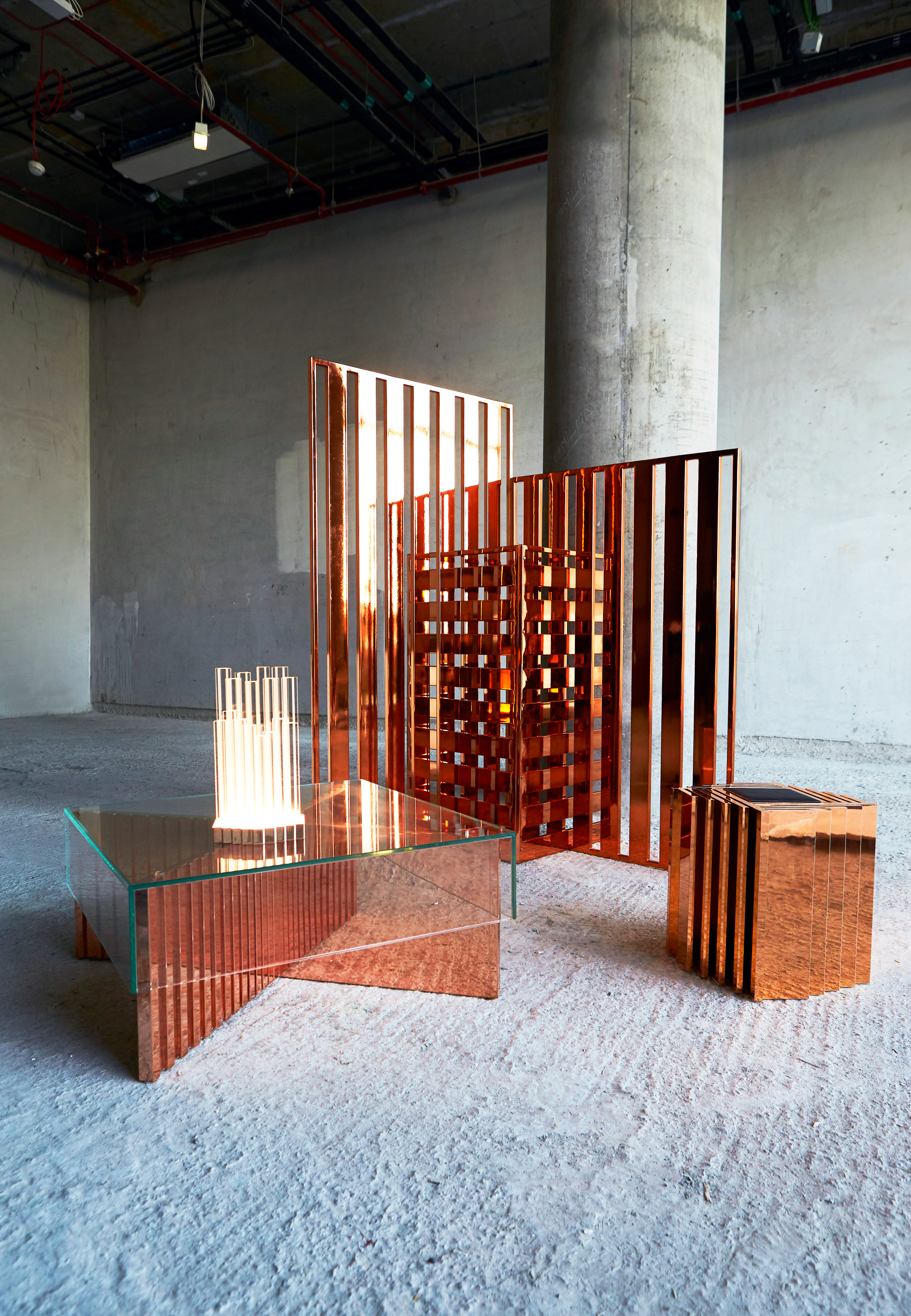 Aljoub Lootah's furniture collection takes cues from traditional areesh structures