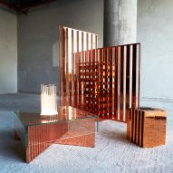 Aljoud Lootah's furniture collection takes cues from traditional areesh structures