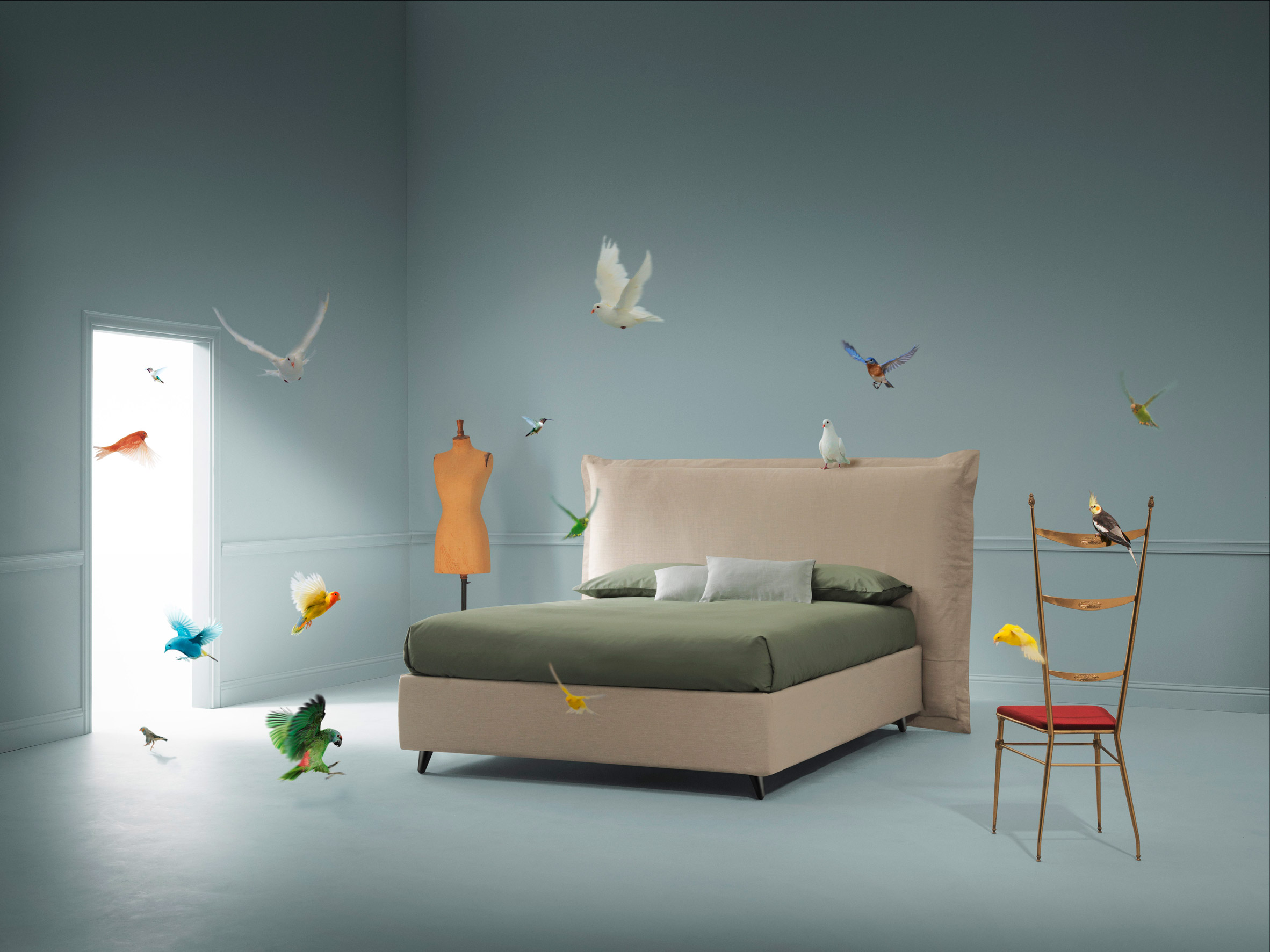 Italian designer Fabio Novembre has collaborated with bed manufacturer PerDormire to create a range of beds influenced by fairytales.